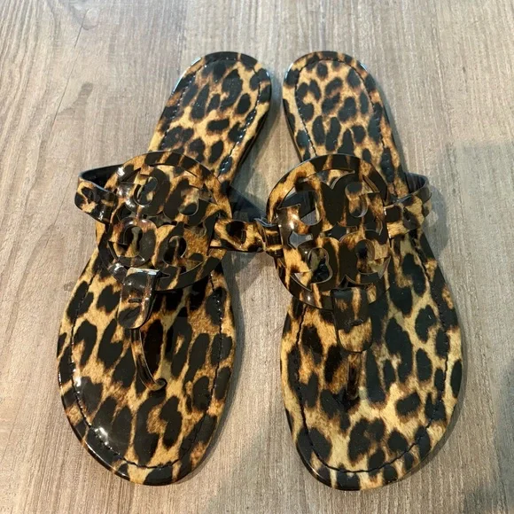 Tory Burch Animal Print Sandals - Picture 2 of 7